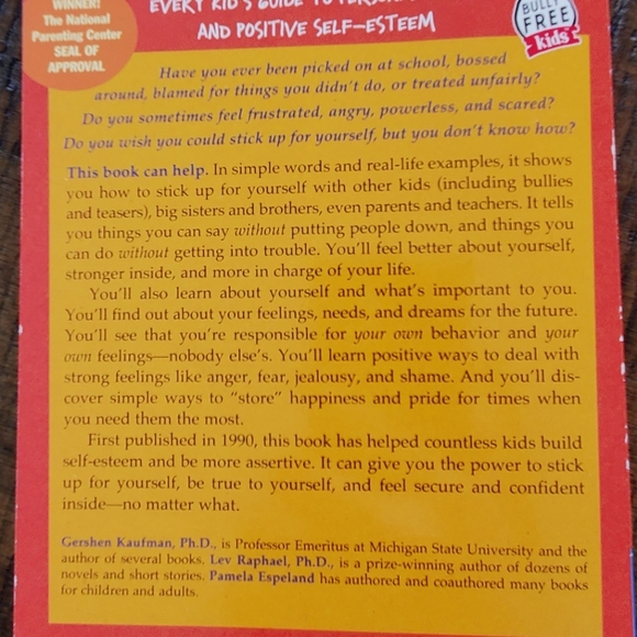 "STICK UP FOR YOURSELF" Book for Kids, like new - Picture 3 of 9